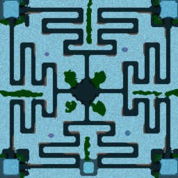 DBZ Hero Maze TD TFT EdiTion - Warcraft 3: Mini map