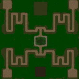 Double Defense V2.0 - Warcraft 3: Mini map