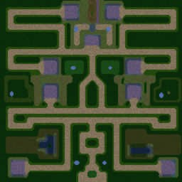 Earth TD Natural v1.8 - Warcraft 3: Mini map