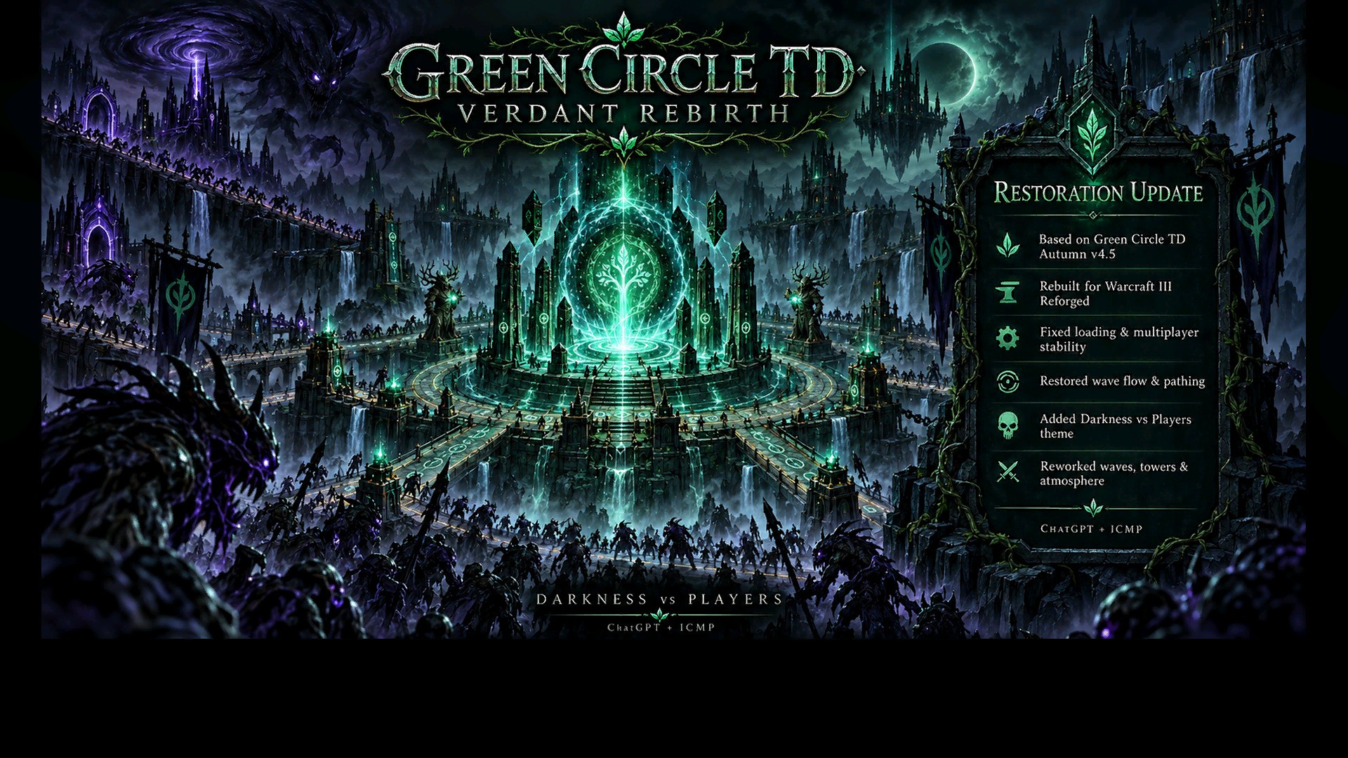 Green Circle TD: Verdant Rebirth v0.9.8 RC9 - Warcraft 3: Custom Map avatar