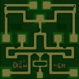 Green TD Ðiêm Hen v.3.0 - Warcraft 3: Mini map