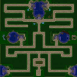 Green TD ProX 1.1r - Warcraft 3: Mini map