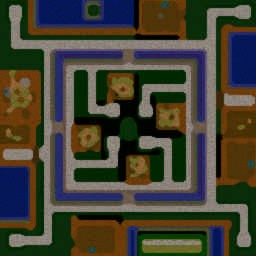 GreeN Tower DefensE v.1.3a - Warcraft 3: Mini map