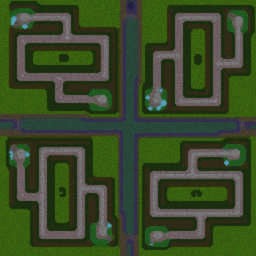GreenCircle Team TDv3.2J - Warcraft 3: Mini map