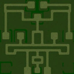 Green TD : 1 HP - Warcraft 3: Mini map