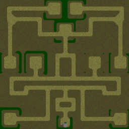 Green TD Ultra hard v2.3 - Warcraft 3: Mini map