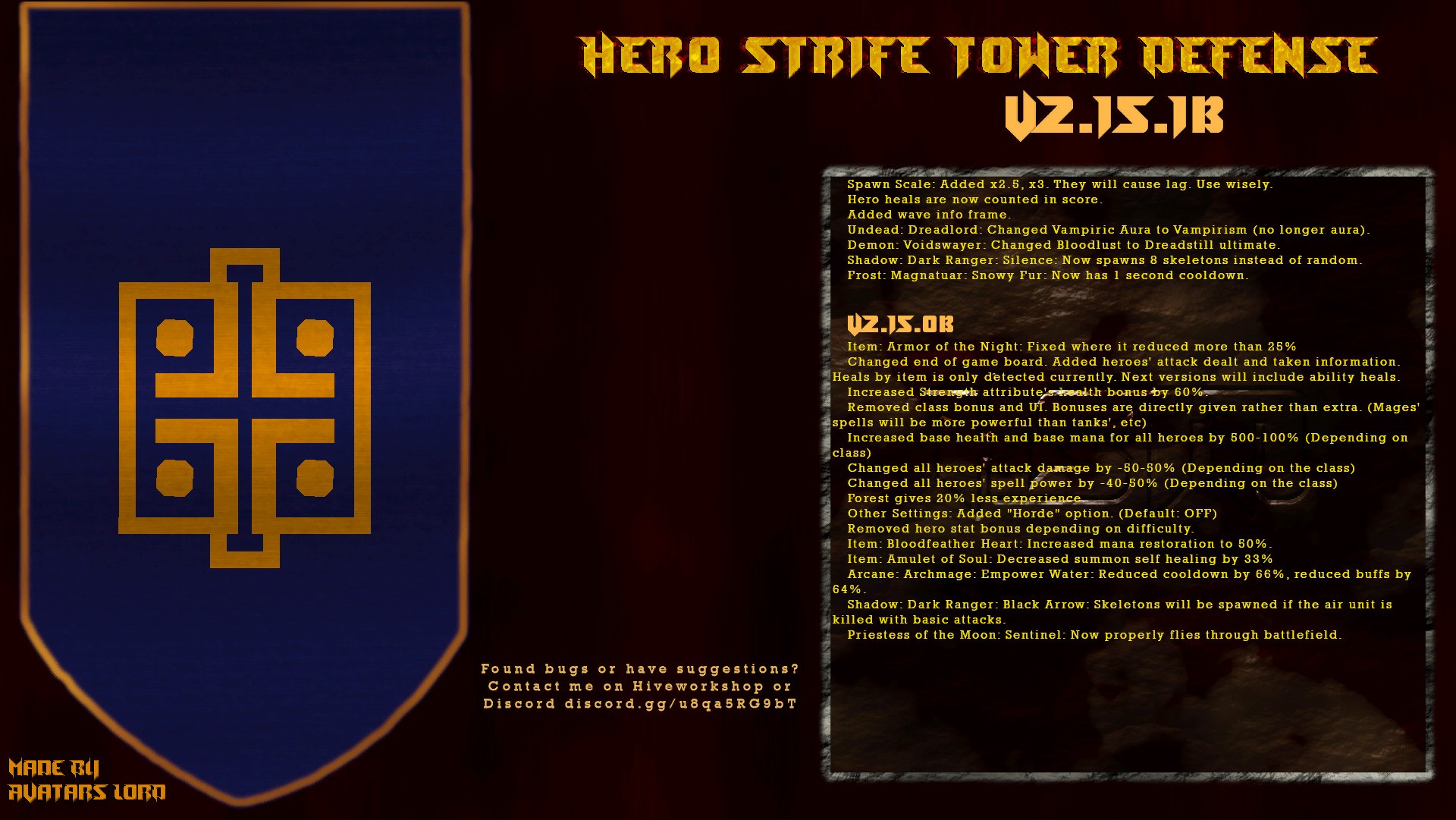 Hero Strife TD v2.15.1b - Warcraft 3: Custom Map avatar