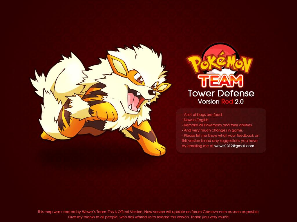 Download Pokemon TD - Team Red WC3 Map [Tower Defense (TD