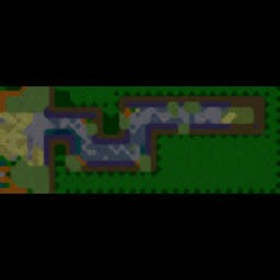 Protect the House TD v2.3 - Warcraft 3: Mini map