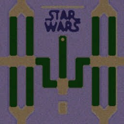 STAR WARS - Defense 1.1 - Warcraft 3: Mini map