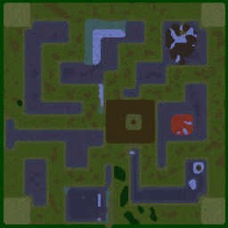 Water Td (RUS) v1.0a - Warcraft 3: Mini map