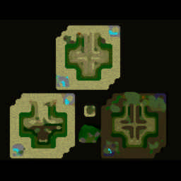 Cuator Tower Wars v1.10a - Warcraft 3: Mini map