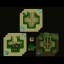 Cuator Tower Wars v1.10a - Warcraft 3 Custom map: Mini map