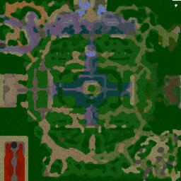 Divide & Fight SV 1.09d - Warcraft 3: Mini map