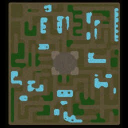 Pacman v1.2 BETA - Warcraft 3: Mini map