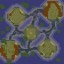Turquoise archipelago Warcraft 3: Map image