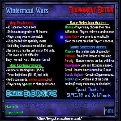 WMW Tournament Edition - Warcraft 3: Custom Map avatar