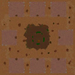 Desert Survivor (Beta) - Warcraft 3: Mini map
