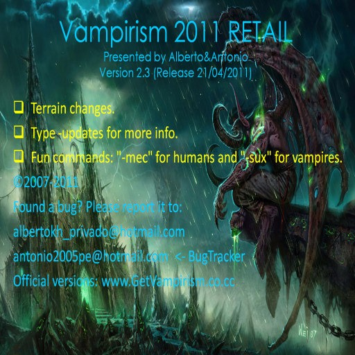 Vampirism 2011 v2.3 - Warcraft 3: Custom Map avatar