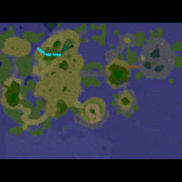 Ship Trap Island Alpha - Warcraft 3: Mini map
