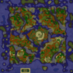 Island Troll Tribes v3.10b - Warcraft 3: Mini map