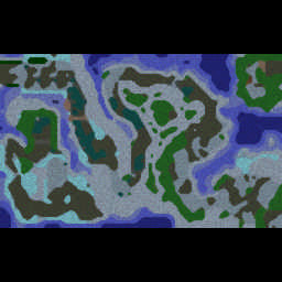 7 Blademasters - Warcraft 3: Mini map