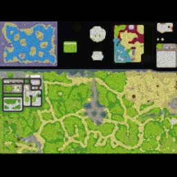 Ultimate Dragonball 6.5.9r - Warcraft 3: Mini map
