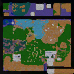 DBZ Tribute Stripped 3.5.1 - Warcraft 3: Mini map