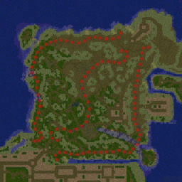 Shadows over Tirisfal 8.1 - Warcraft 3: Mini map
